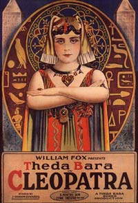 Theda Bara's film Cleopatra has been lost to time.